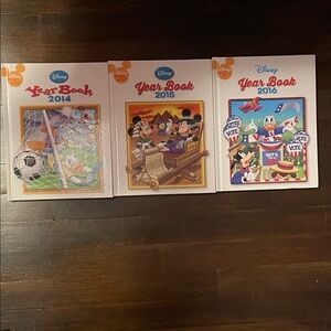 Disney Year Book Set with Vibrant Covers